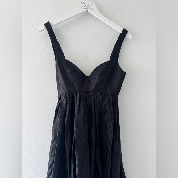 ACLER NWT Sandgate Black Midi Dress 2 - Picture 11 of 12